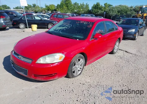 2013 Chevrolet Impala Lt из США, поврежденный, VIN 2G1WG5E39D1148253